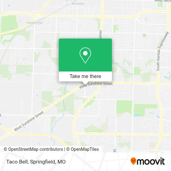 Taco Bell map