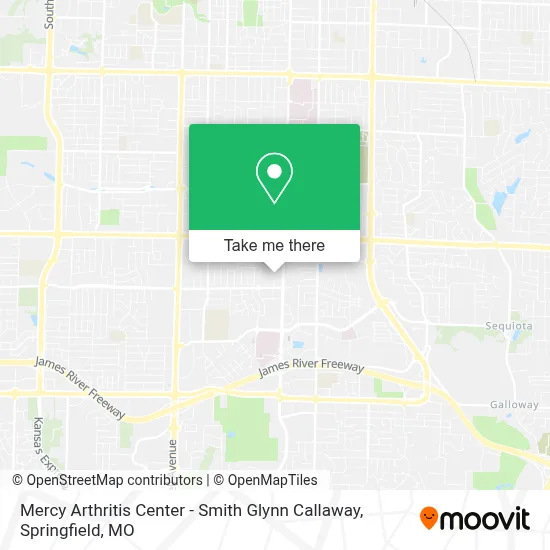 Mercy Arthritis Center - Smith Glynn Callaway map