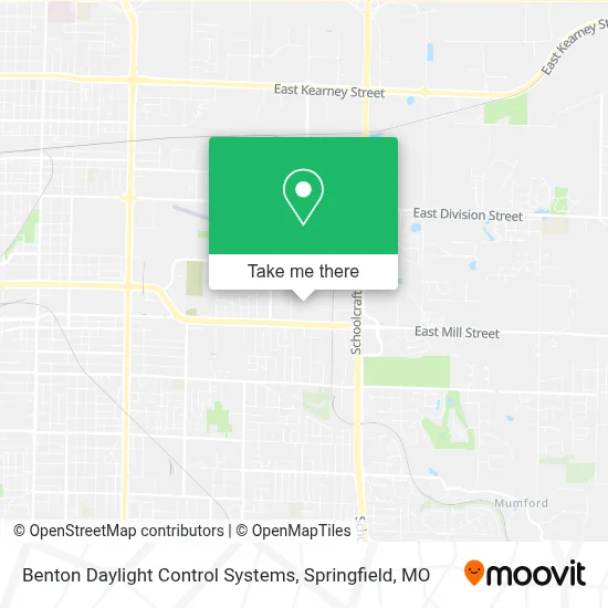 Mapa de Benton Daylight Control Systems