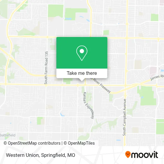Western Union map