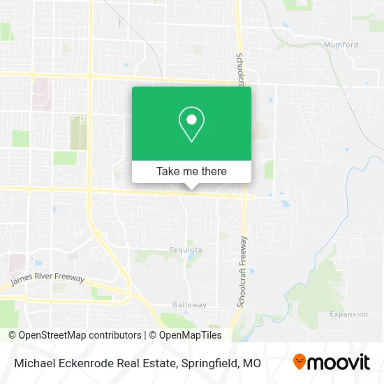 Michael Eckenrode Real Estate map