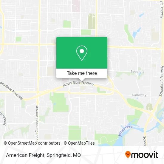 American Freight map