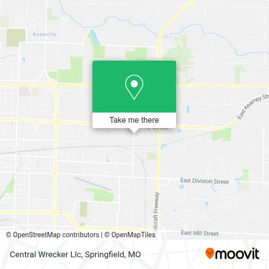 Central Wrecker Llc map