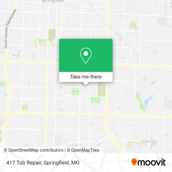 417 Tub Repair map