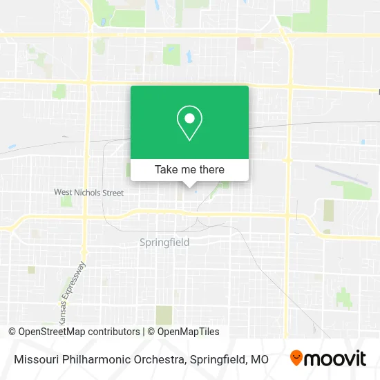Missouri Philharmonic Orchestra map