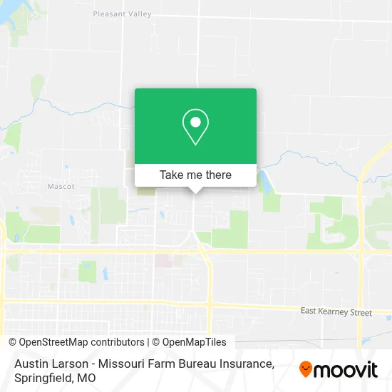 Austin Larson - Missouri Farm Bureau Insurance map