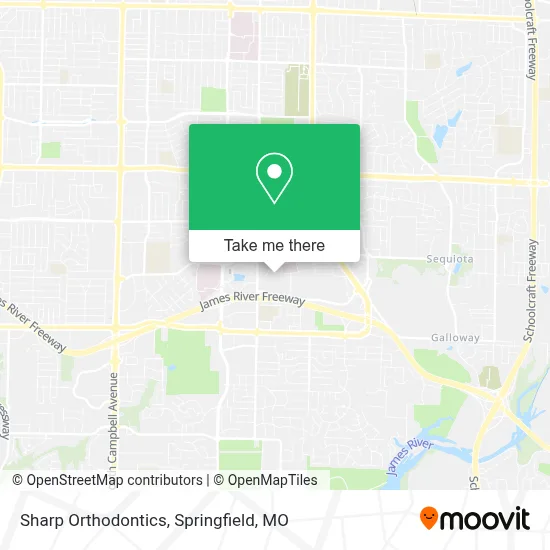 Mapa de Sharp Orthodontics