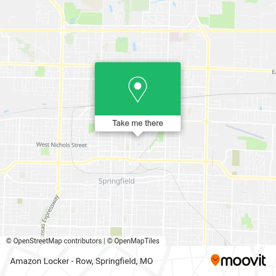 Mapa de Amazon Locker - Row