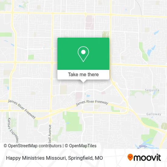 Happy Ministries Missouri map