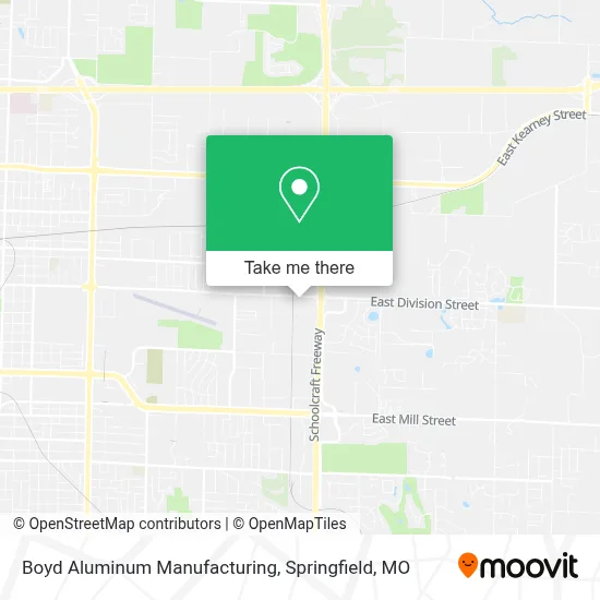 Boyd Aluminum Manufacturing map