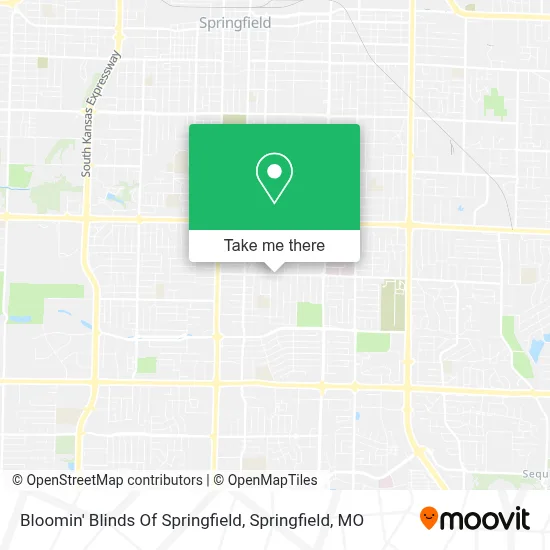 Bloomin' Blinds Of Springfield map