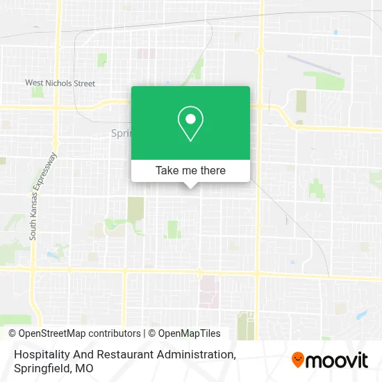 Hospitality And Restaurant Administration map