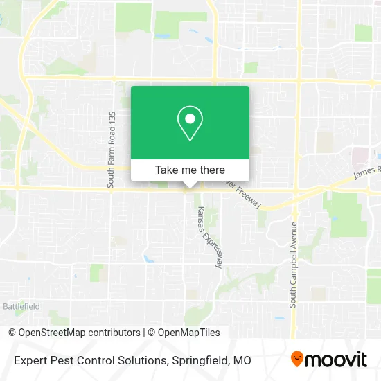 Mapa de Expert Pest Control Solutions
