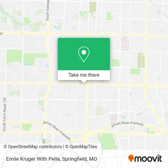 Emile Kruger With Pella map