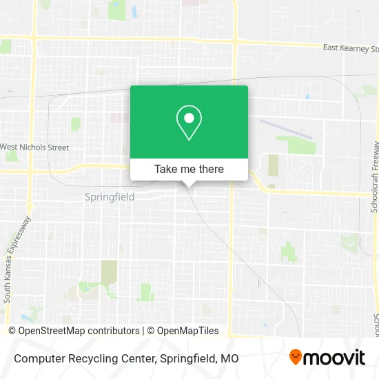 Mapa de Computer Recycling Center