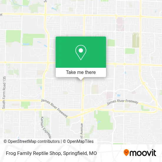 Frog Family Reptile Shop map
