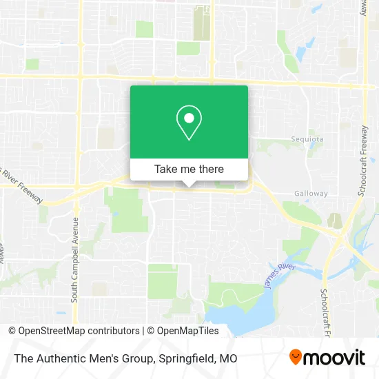 The Authentic Men's Group map