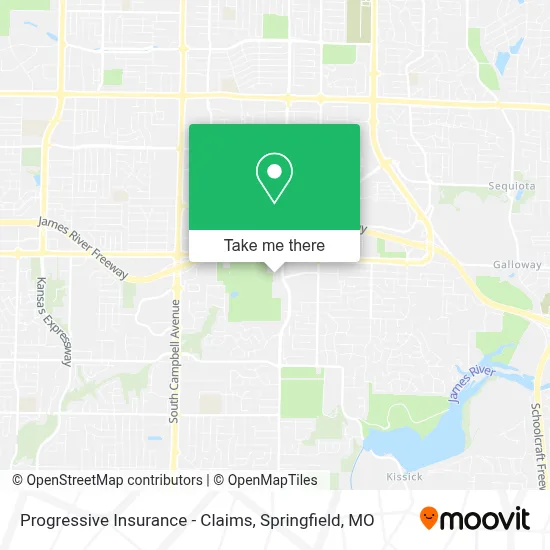 Mapa de Progressive Insurance - Claims