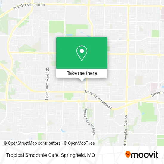 Tropical Smoothie Cafe map