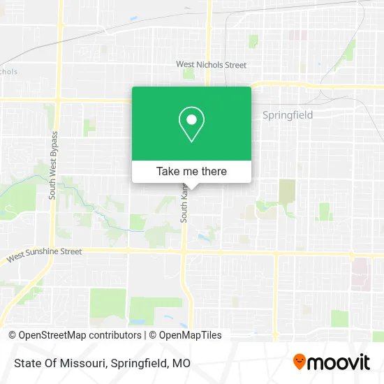 State Of Missouri map