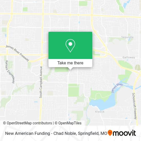 New American Funding - Chad Noble map