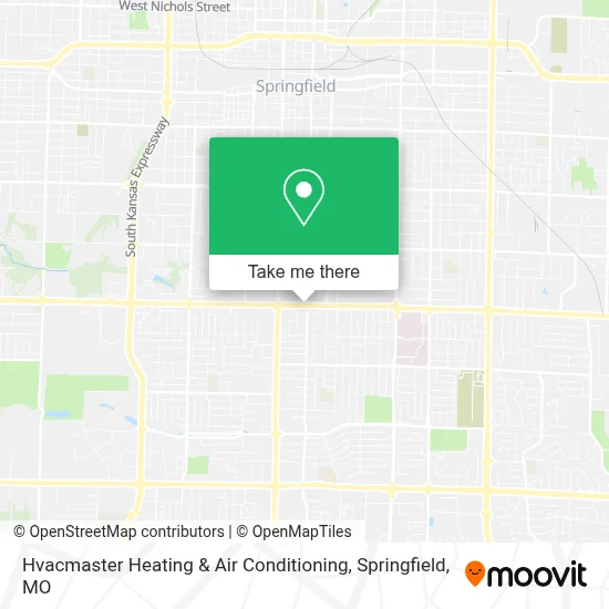 Hvacmaster Heating & Air Conditioning map