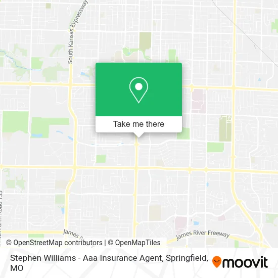 Stephen Williams - Aaa Insurance Agent map
