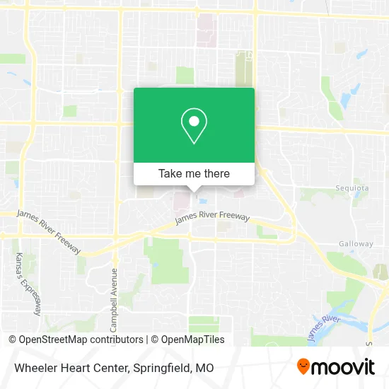 Wheeler Heart Center map
