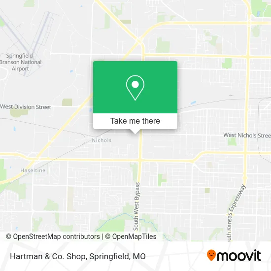 Hartman & Co. Shop map