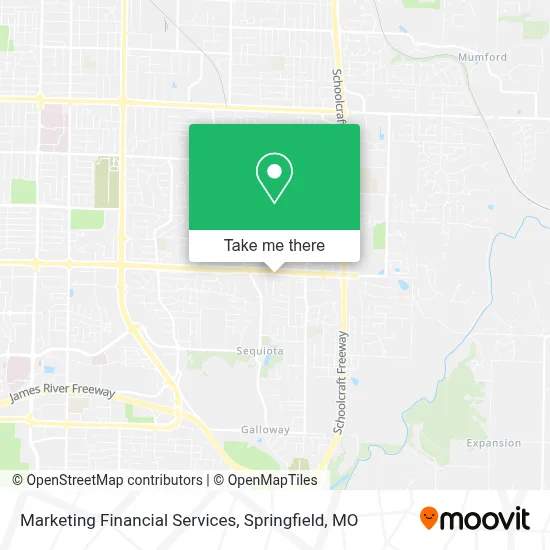Marketing Financial Services map
