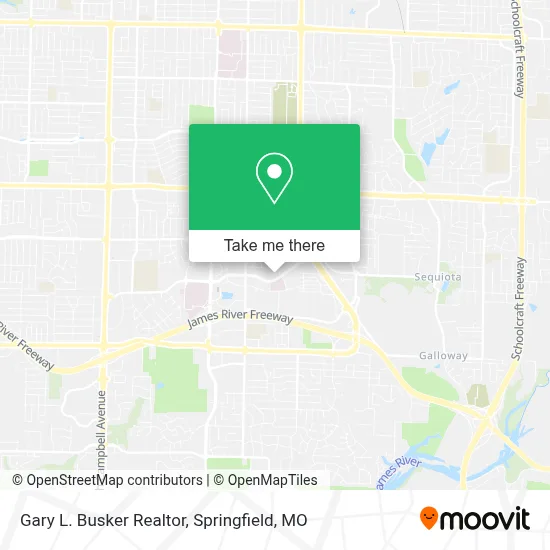 Gary L. Busker Realtor map
