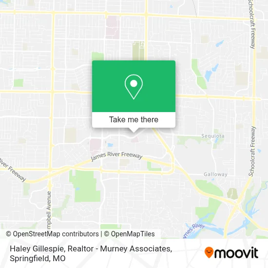 Haley Gillespie, Realtor - Murney Associates map