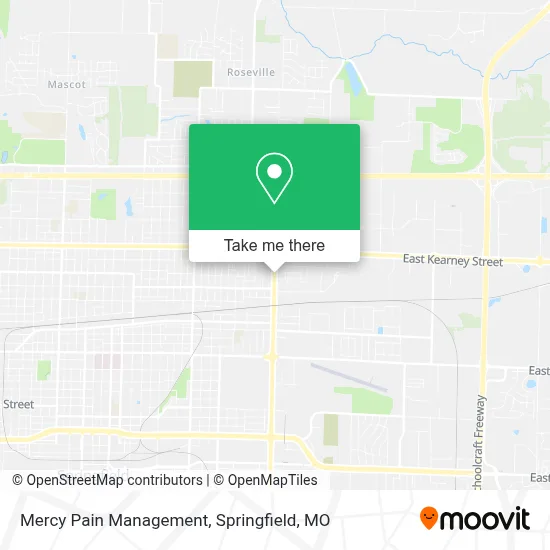 Mercy Pain Management map