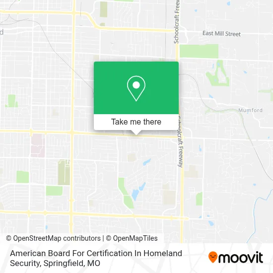 American Board For Certification In Homeland Security map