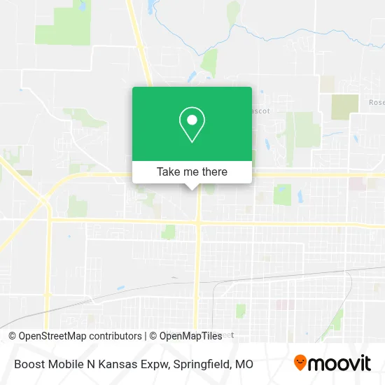 Boost Mobile N Kansas Expw map