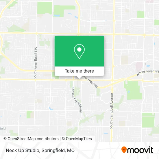 Neck Up Studio map