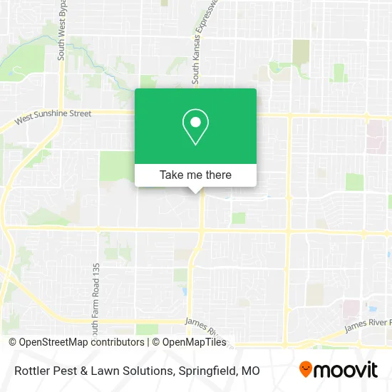 Mapa de Rottler Pest & Lawn Solutions