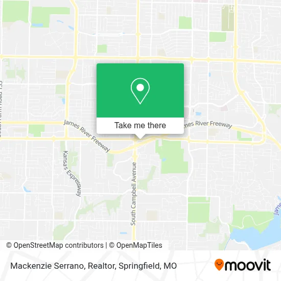 Mackenzie Serrano, Realtor map
