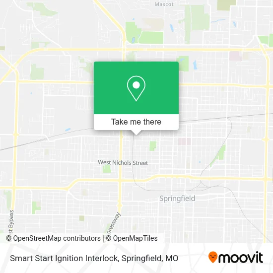 Mapa de Smart Start Ignition Interlock