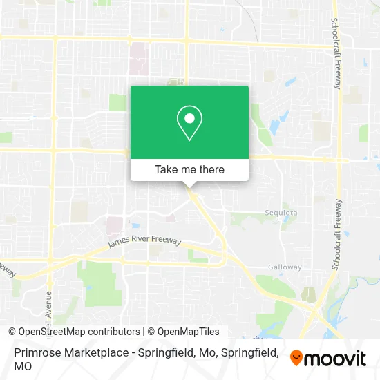 Primrose Marketplace - Springfield, Mo map