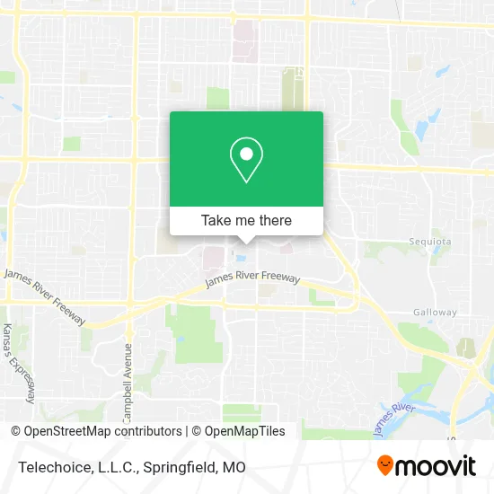 Telechoice, L.L.C. map