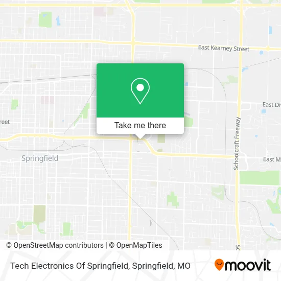 Mapa de Tech Electronics Of Springfield