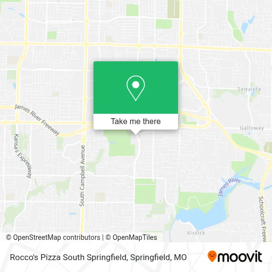Mapa de Rocco's Pizza South Springfield
