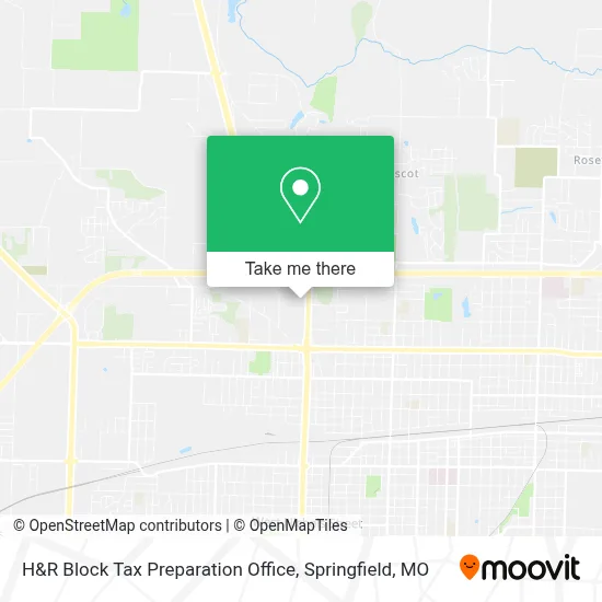 H&R Block Tax Preparation Office map