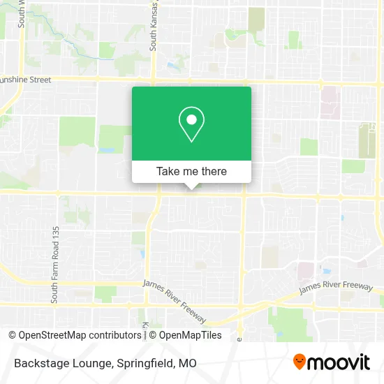 Backstage Lounge map