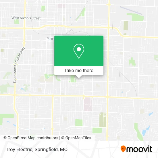 Troy Electric map