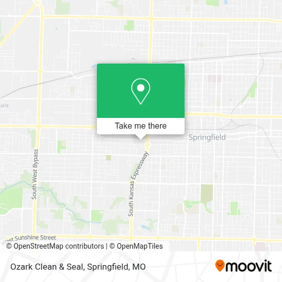 Ozark Clean & Seal map