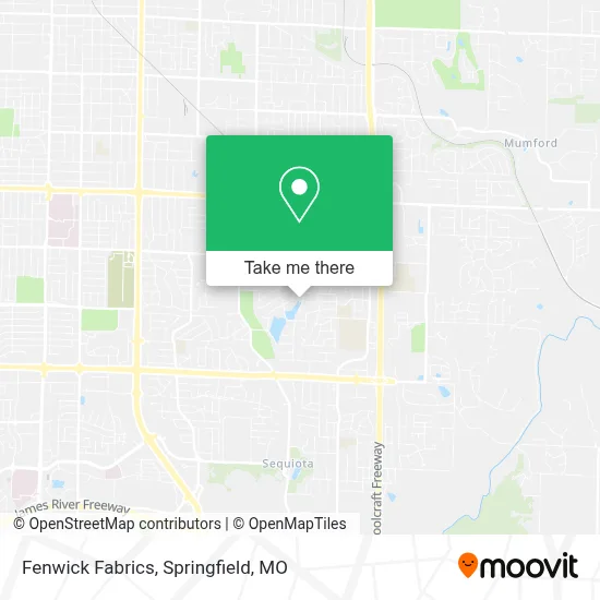 Fenwick Fabrics map