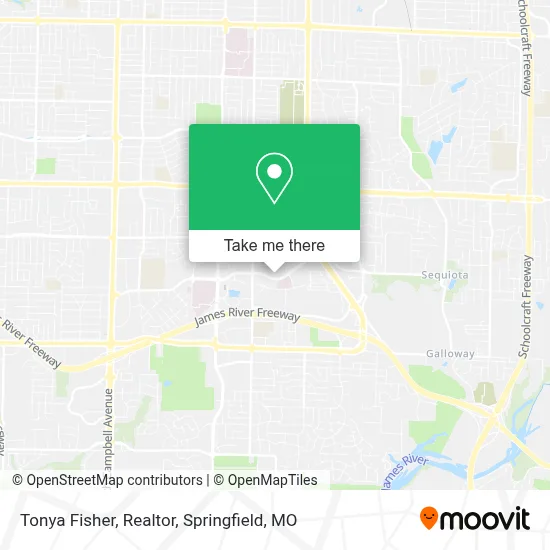 Tonya Fisher, Realtor map