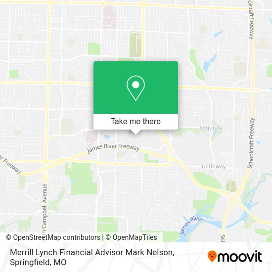 Merrill Lynch Financial Advisor Mark Nelson map